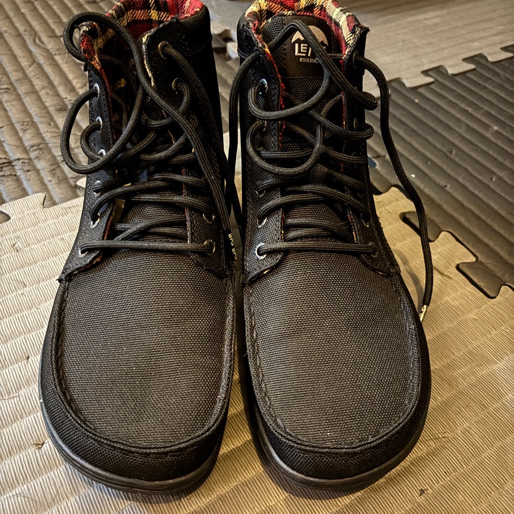 Lems Black Canvas Bolder Boots
